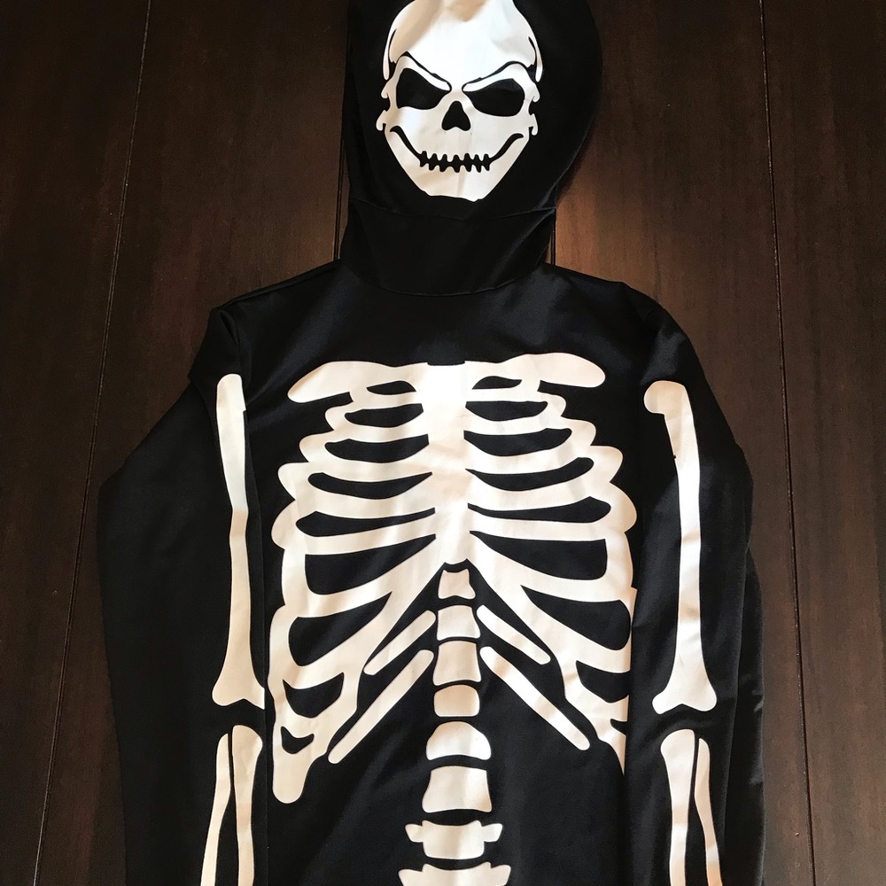 Youth Skeleton Bodysuit Costume
